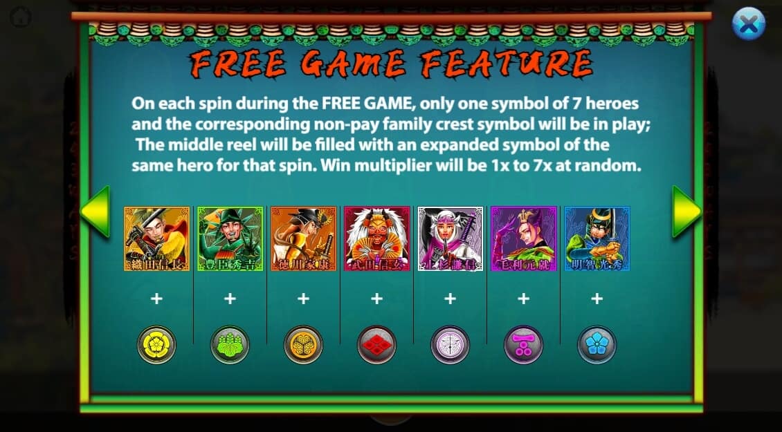 Japanese 7 Heroes KAGaming slotxo ฟรีเครดิต