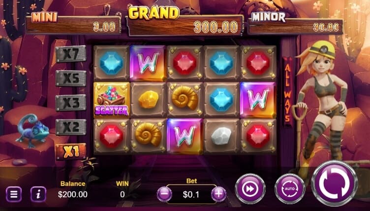 GEM HUNTER CRASH Mannaplay สล็อต xo เครดิต ฟรี