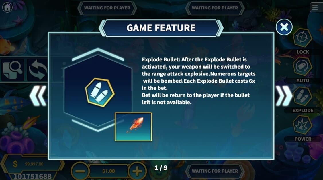 Ocean Star Hunting KAGaming 168slotxo