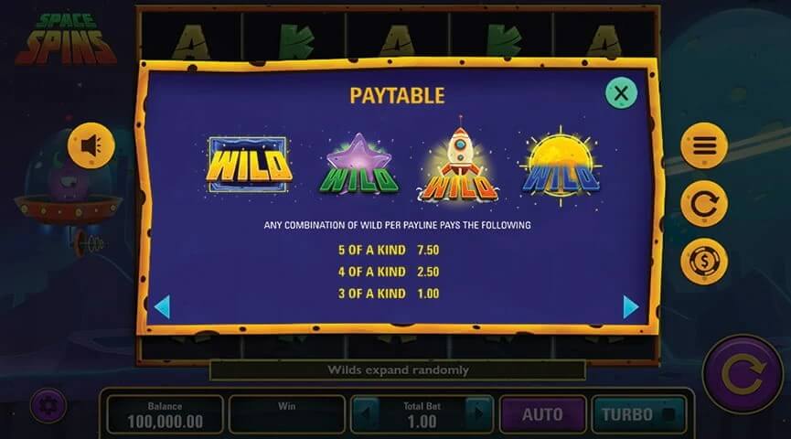 Space Spins MICROGAMING 168slotxo