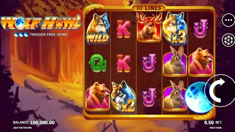 Wolf Howl MICROGAMING slotxo ฟรี