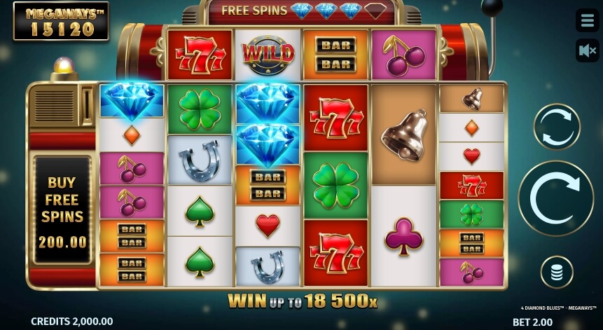4 Diamond Blues MICROGAMING slotxo888