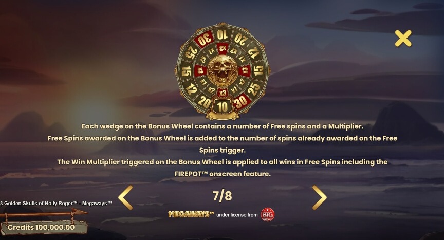 8 Golden Skulls Of The Holly Roger MICROGAMING slotxo 168