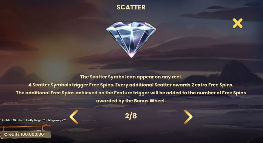 8 Golden Skulls Of The Holly Roger MICROGAMING slotxo game