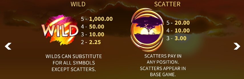 Animals of Africa MICROGAMING slotxo auto