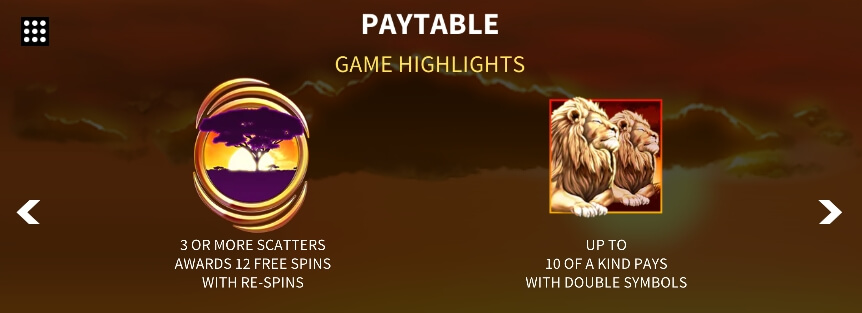 Animals of Africa MICROGAMING สล็อต xo เครดิต ฟรี