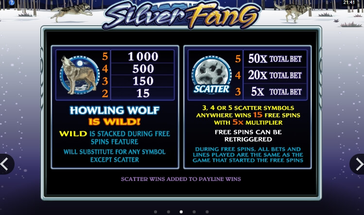 Silver Fang MICROGAMING สล็อต slotxo