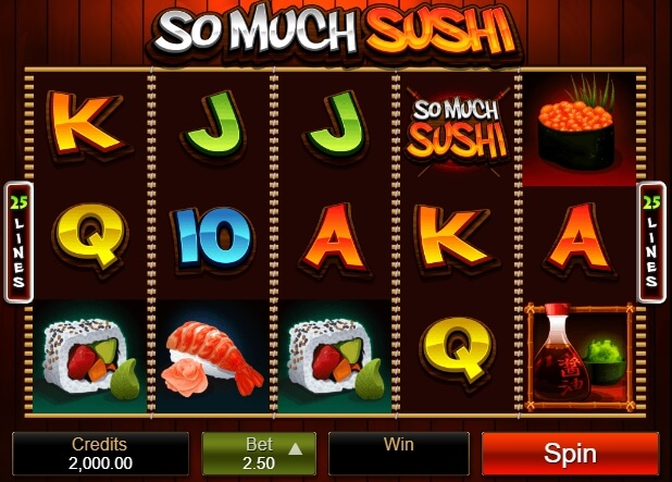 So Much Sushi MICROGAMING สล็อต xo