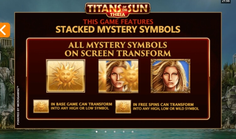Titans Of The Sun Theia MICROGAMING สล็อต xo เครดิต ฟรี