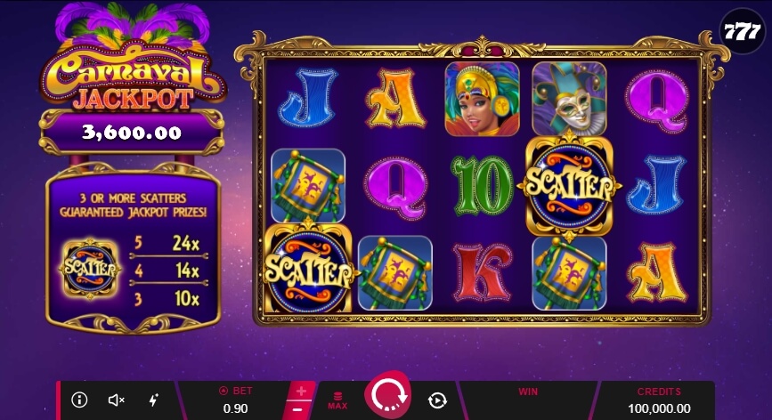 Carnaval Jackpot MICROGAMING slotxo