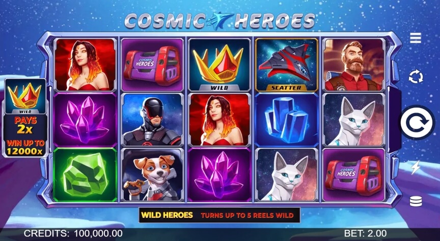 Cosmic Heroes MICROGAMING สล็อต xo