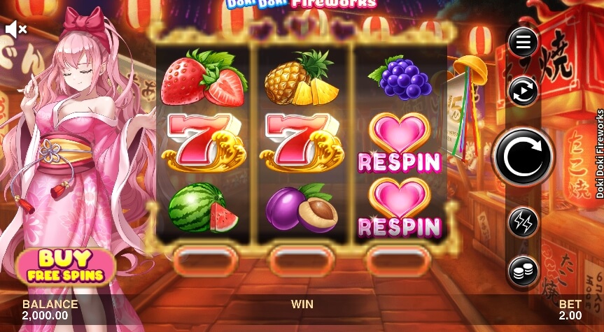 Doki Doki Fireworks MICROGAMING 168slotxo