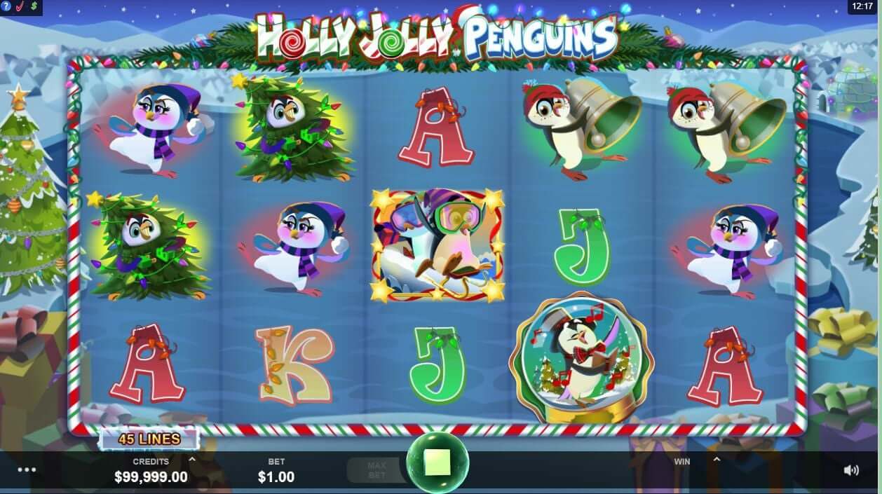 Holly Jolly Penguins MICROGAMING 168slotxo