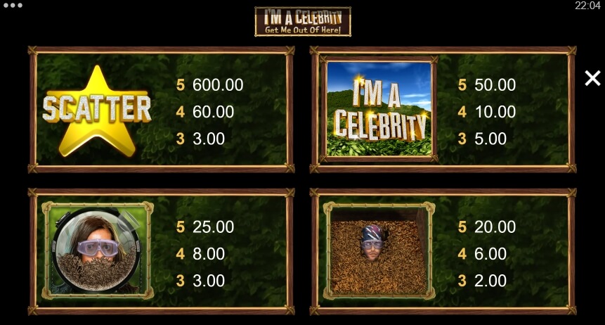 I'm a Celebrity Get Me out of Here MICROGAMING สล็อต xo เครดิต ฟรี