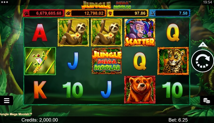 Jungle Mega Moolah MICROGAMING สล็อต xo