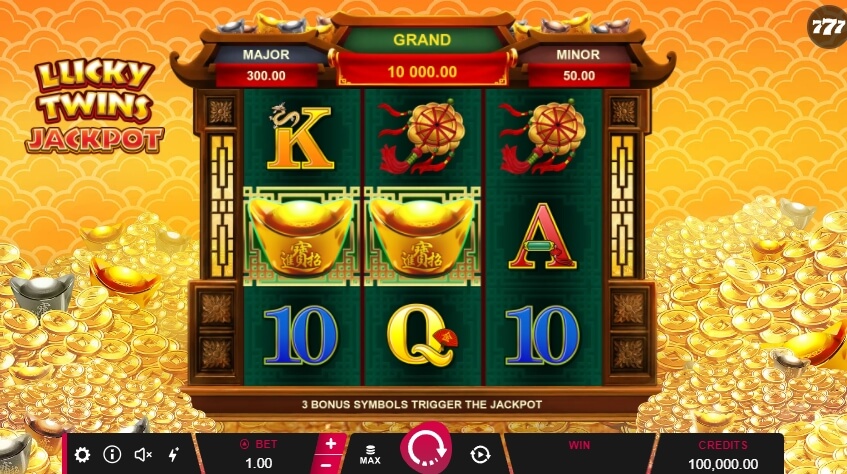 Lucky Twins Jackpot MICROGAMING สล็อต xo