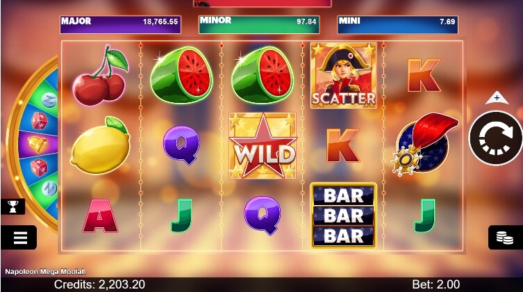 Napoleon Mega Moolah MICROGAMING สล็อต xo