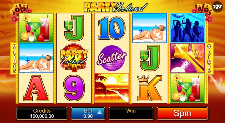 Party Island MICROGAMING สล็อต xo