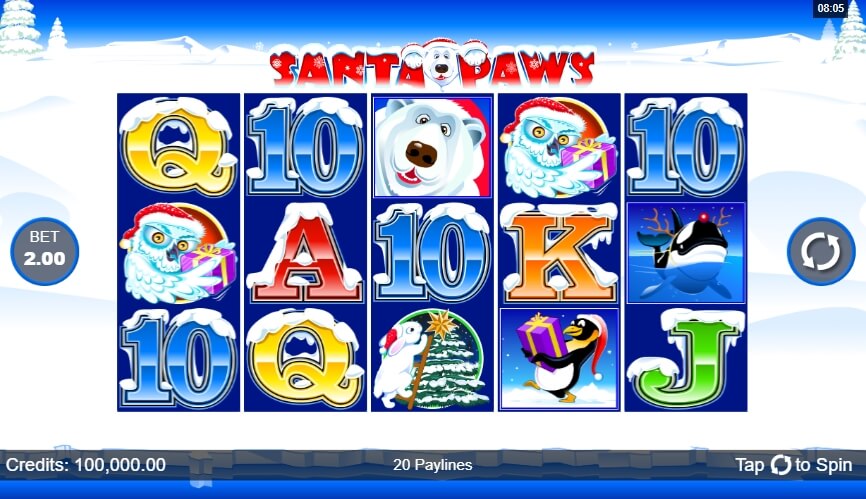 Santa Paws MICROGAMING slotxo