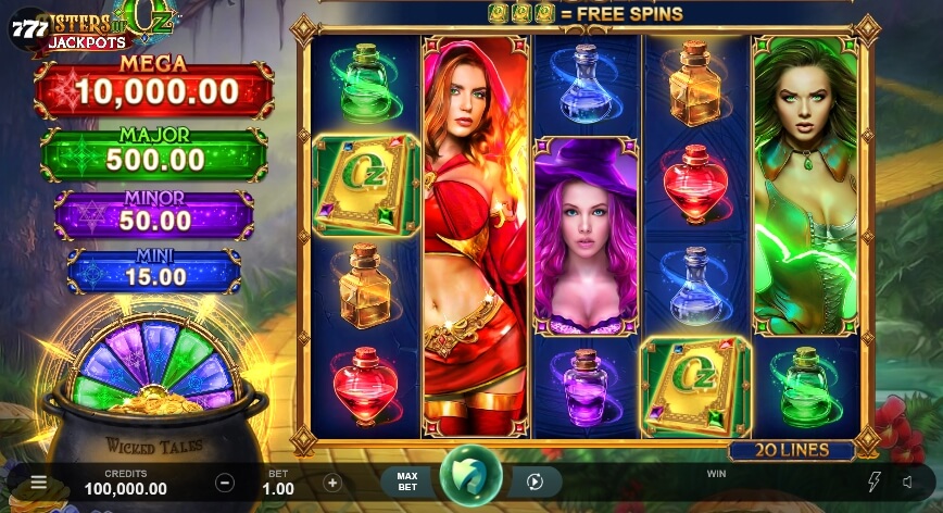 Sisters of Oz Jackpots MICROGAMING slotxo