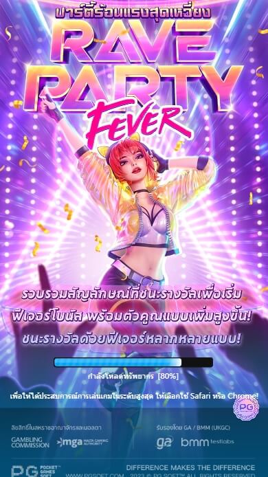 Rave Party Fever PG SLOT เกม สล็อต xo