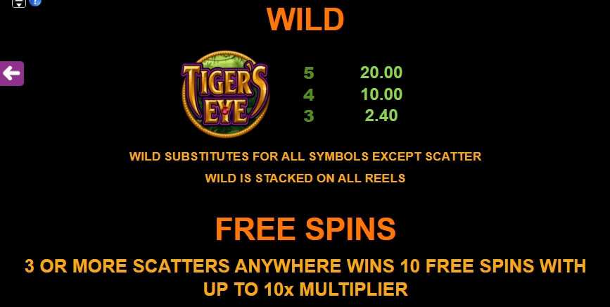 Tiger's Eye MICROGAMING 168slotxo