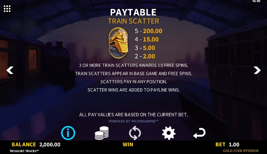 Treasure Tracks MICROGAMING slotxo ฟรี เครดิต 50