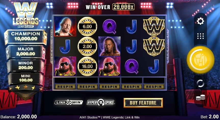 WWE Legends MICROGAMING 168slotxo
